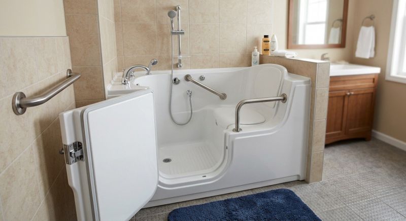 Elderly Bathtub Installation detail