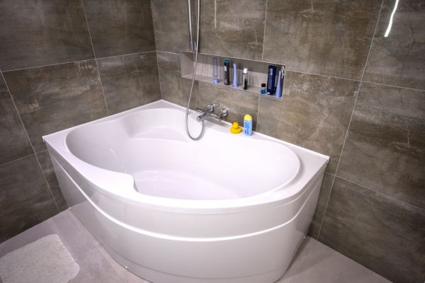 Large Bathtub Installation in Bedford